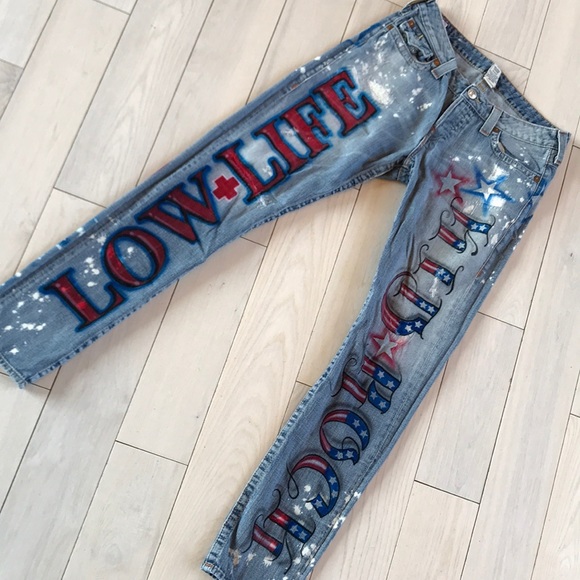 custom true religion jeans
